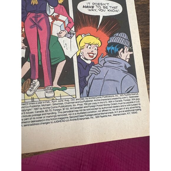 Archie Series Comics Jughead #4 February 1988 45th Bagged Boarded - Picture 5 of 7